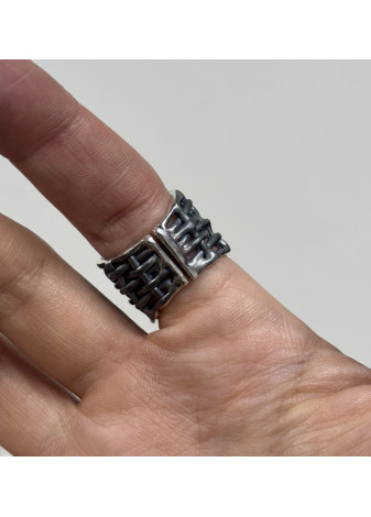 Anillo aguamarina, oro y plata